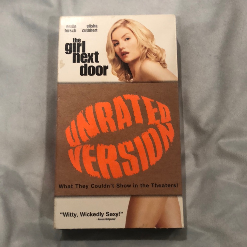 VHS The Girl Next Door. Unrated version